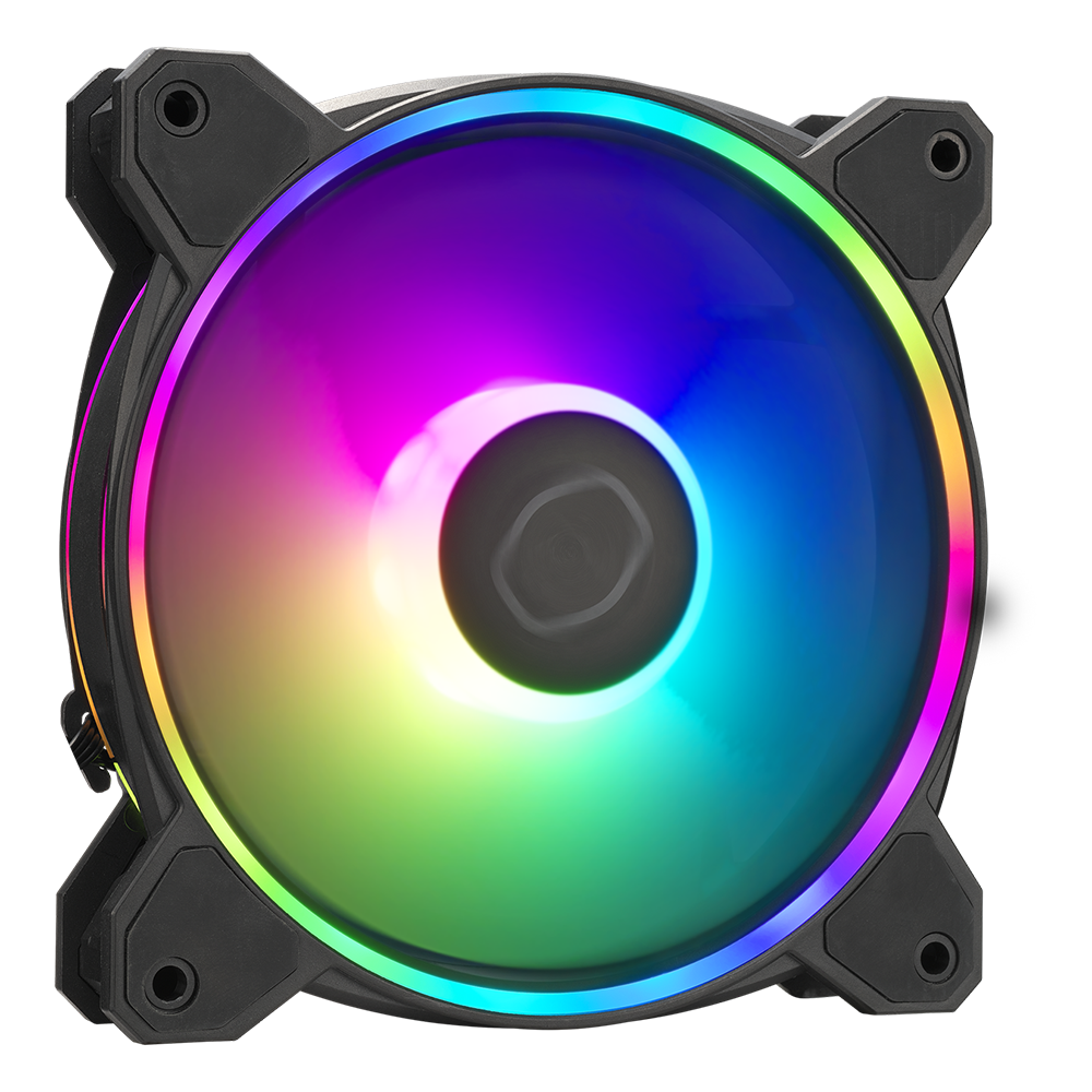 Cooler Master MF120 Halo 2 Dual Loop ARGB 120mm Case Fan - 3 Pack ...