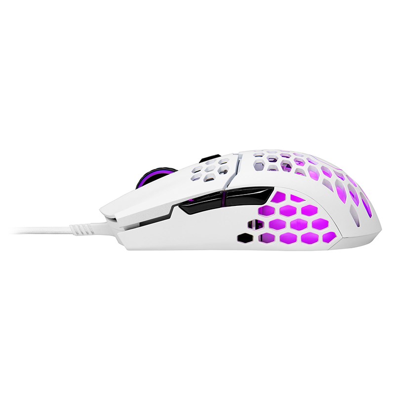 Cooler Master MM711 RGB Lightweight Optical Gaming Mouse - Matte White ...
