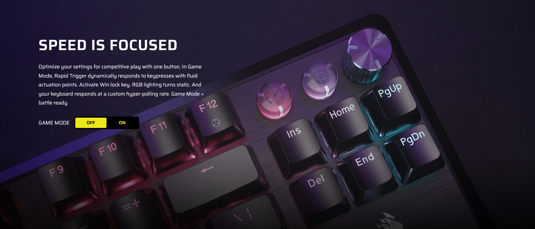 Corasir K70 PRO TKL Hall Effect Gaming Keyboard with Rapid Trigger - White