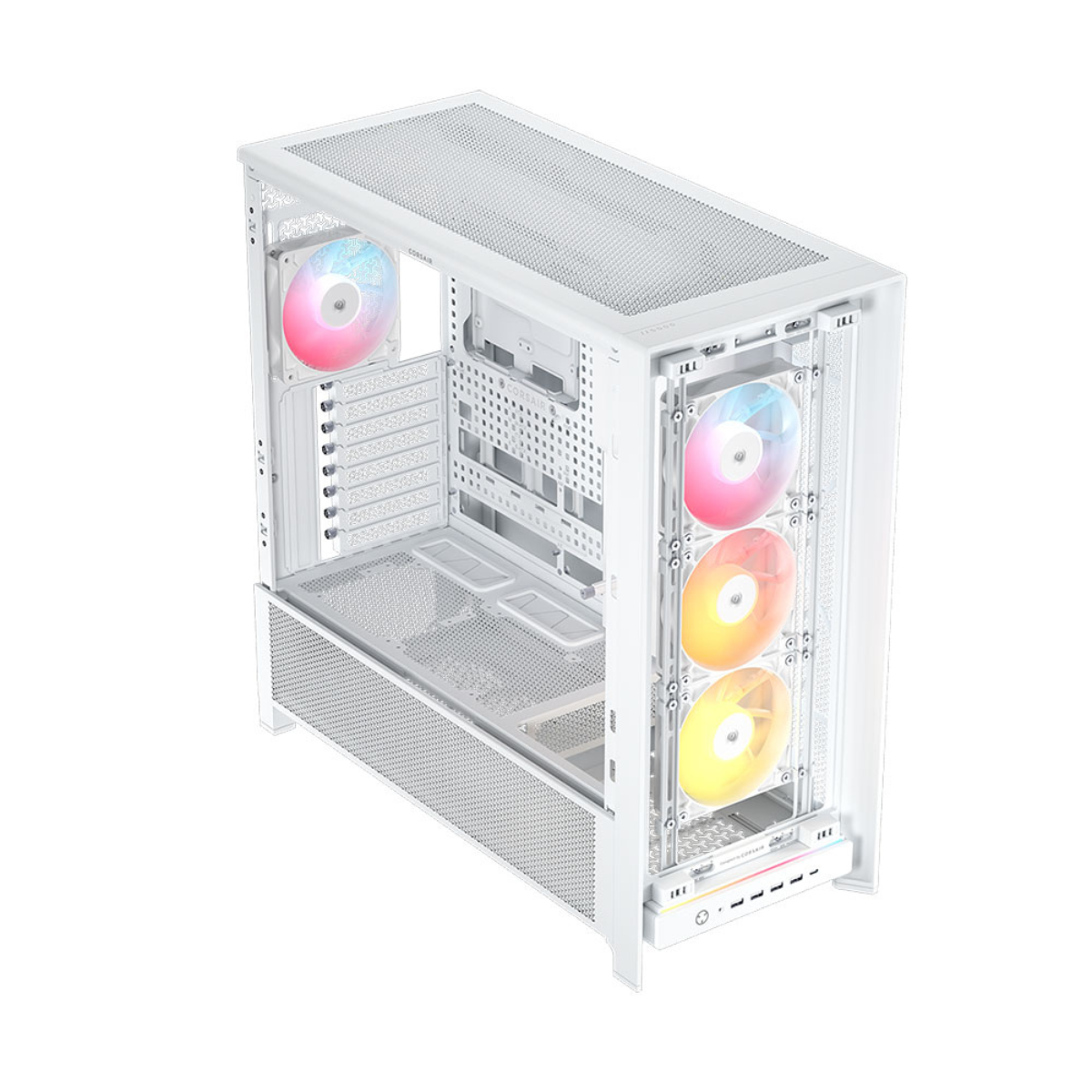 Corsair FRAME 5000D RS ARGB Modular Mid-Tower PC Case - White - CC