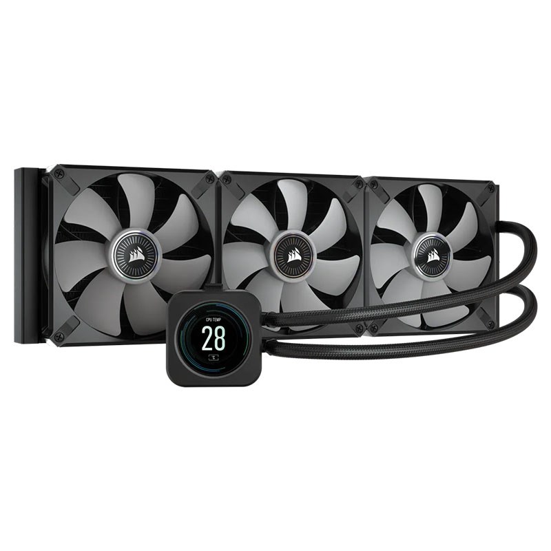 Corsair iCUE H170i ELITE 420mm RGB AIO Liquid CPU Cooler with LCD