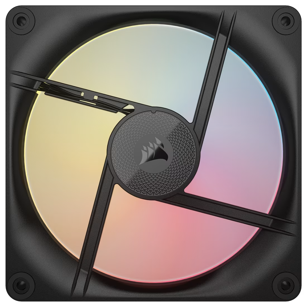 Corsair iCUE LINK LX140-R RGB 140mm PWM Reverse Fan Expansion - Black ...