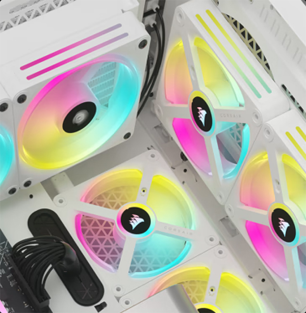 Corsair QX140 iCUE Link 140mm RGB PWM Fan Starter Kit - 2 Pack w
