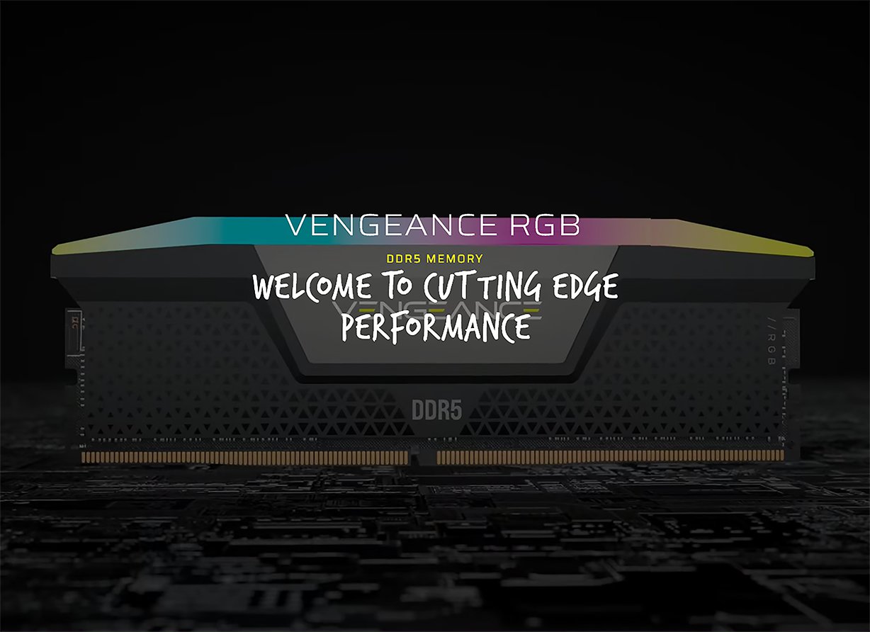 Corsair Vengeance RGB 16GB (2x8GB) DDR5 5200MHz CL40 Desktop