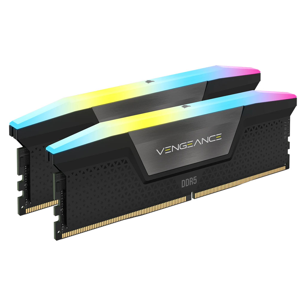 CORSAIR DDR5-5200MHz 16GB（8GB×2）CL40 Corsair Vengeance RGB 16GB (2x8GB) DDR5 5200MHz CL40 Desktop