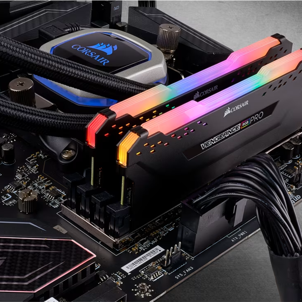 Corsair Vengeance RGB 32GB (2x 16GB) DDR4 2666MHz C16 Desktop