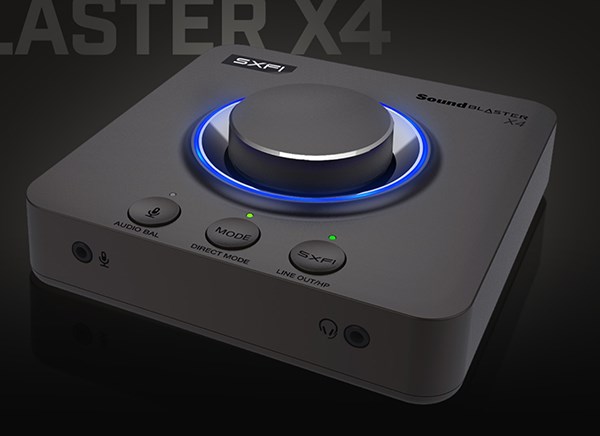 Creative Sound Blaster X4 Hi-Res USB DAC and Amp (PC/Mac