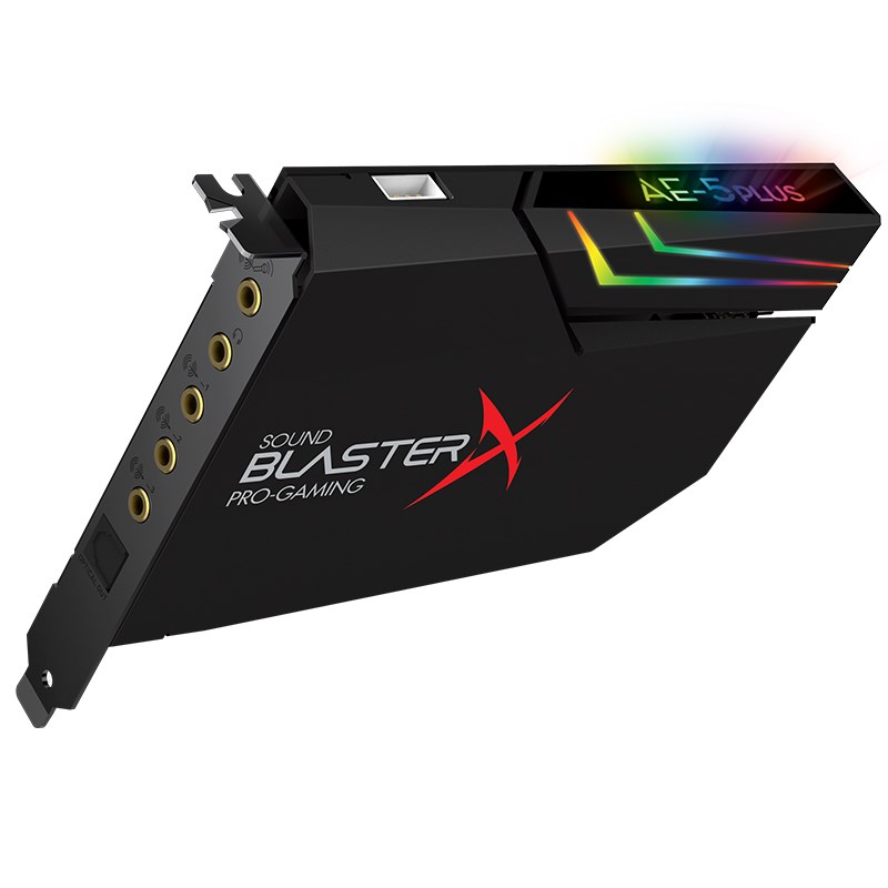 Creative Sound BlasterX AE-5 Plus Hi-res PCI-e DAC RGB Gaming