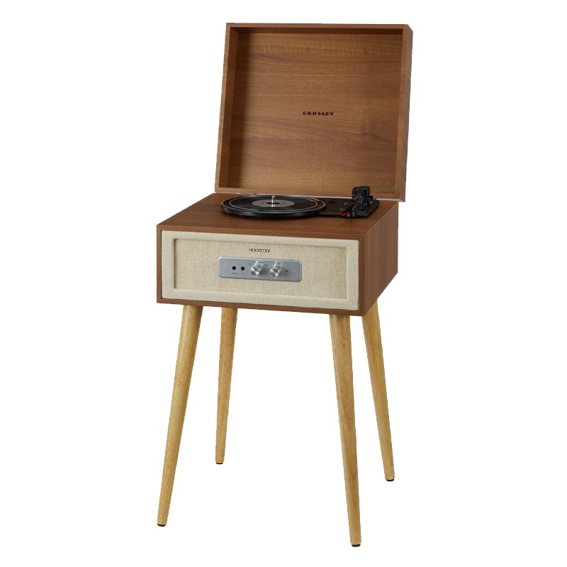 Crosley Bluetooth Turntable With Speakers Crosley Rohe Bluetooth Turntable with Stereo Speakers - CR6235A-NA4 | Mwave