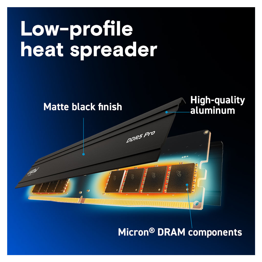 Crucial Pro 64GB Kit (32GBx2) DDR5-5600 中古】Crucial Pro DDR5