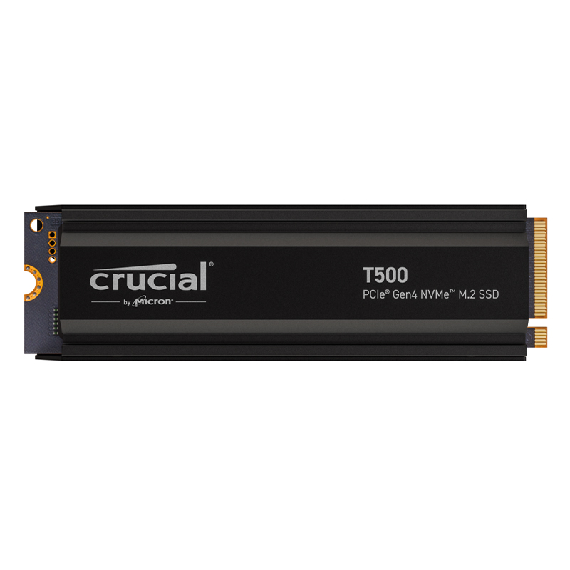 Crucial T500 2TB PCIe 4.0 NVMe M.2 2280 SSD with Heatsink