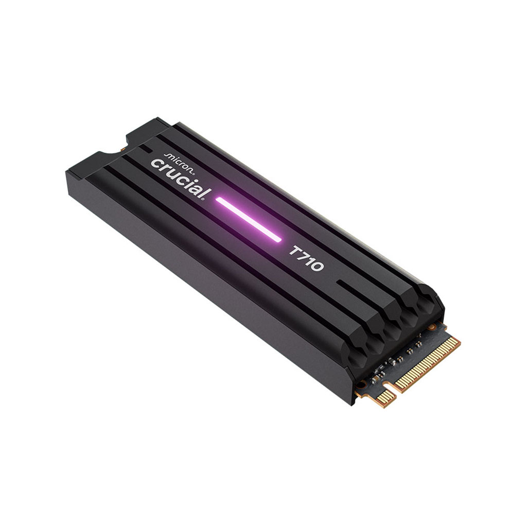 内蔵型SSD Crucial T710 1TB PCIe Gen5 M.2 SSD Crucial T710 1TB PCIe Gen5 NVMe 2280 M.2 SSD w/ Heatsink