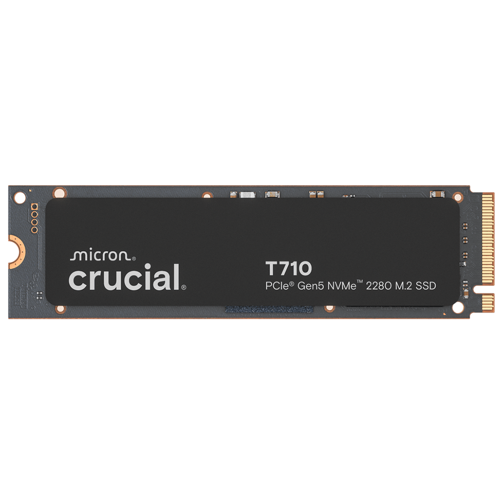 Crucial T710 2TB PCIe Gen5 NVMe 2280 SSD w/ Heatsink