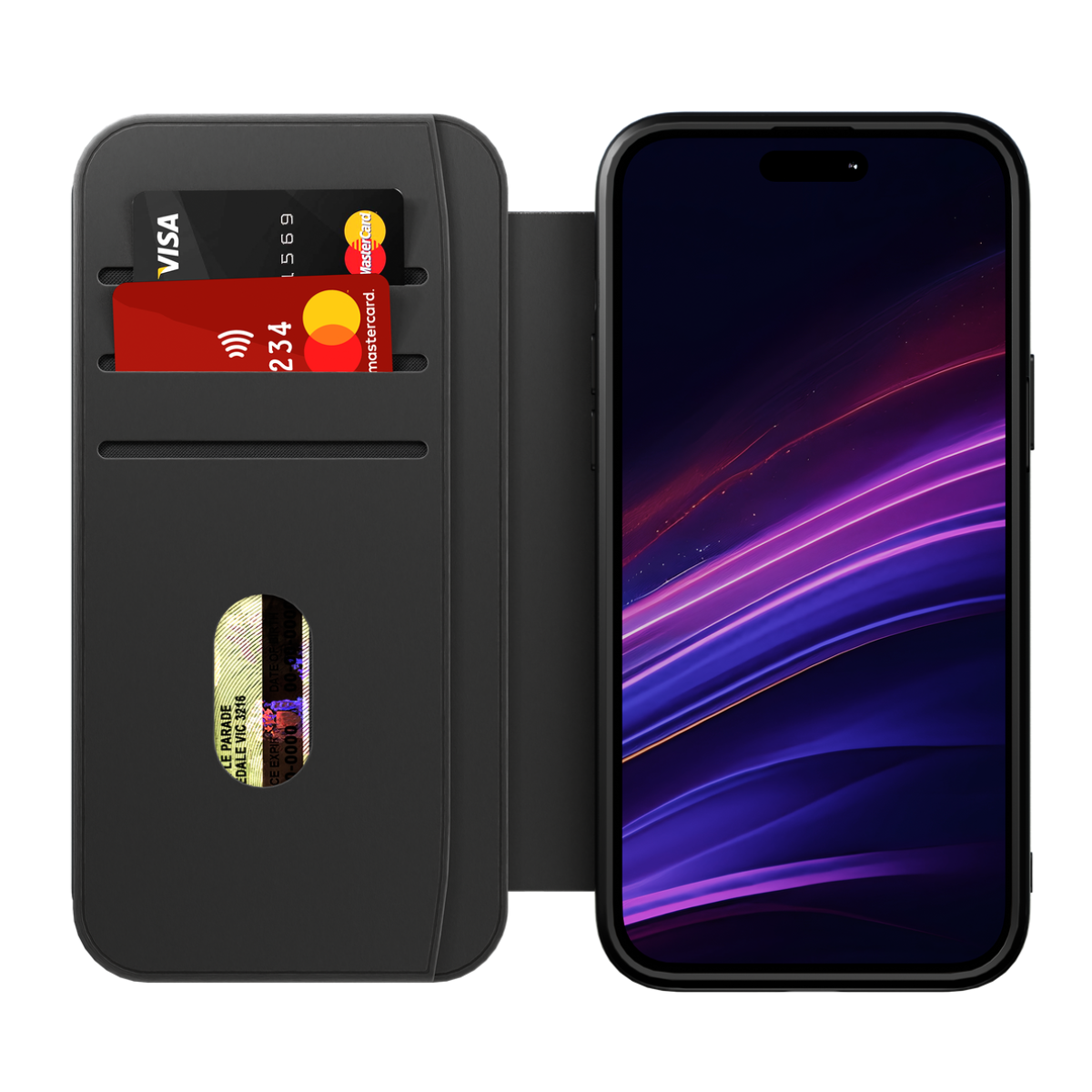 Étui pour iPhone 16 Plus Soft touch Porte-carte Support Vidéo Avizar Bordeaux - Coque et étui téléphone mobile - Achat & prix