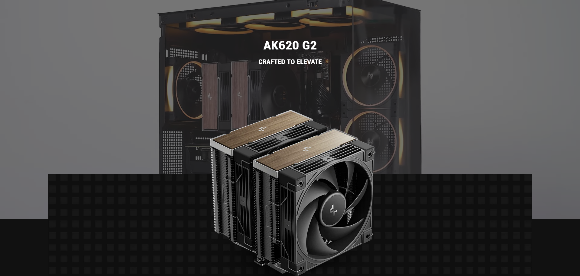 DeepCool AK620 G2 Dual Tower CPU Cooler - Wood Grain Edition