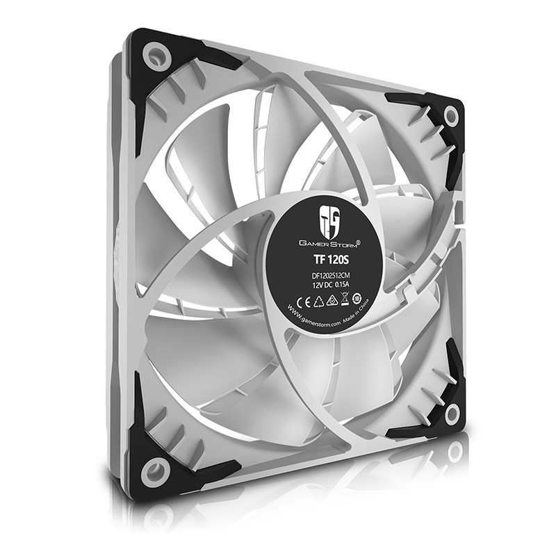 Deepcool Gamer Storm TF120 S 120mm 1800RPM Radiator Fan - White - TF ...