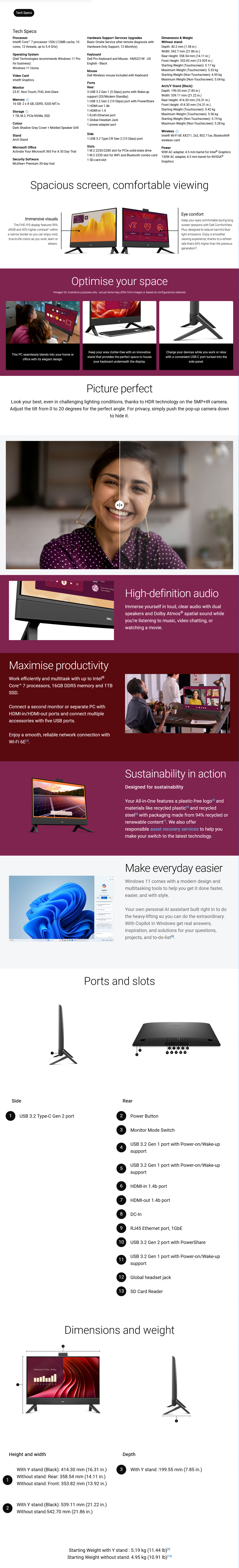 Dell 24 AIO 23.8