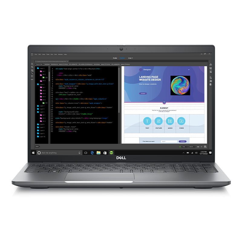Dell Precision 3581 15.6" FHD Laptop i713700H 16GB 512GB RTX A1000