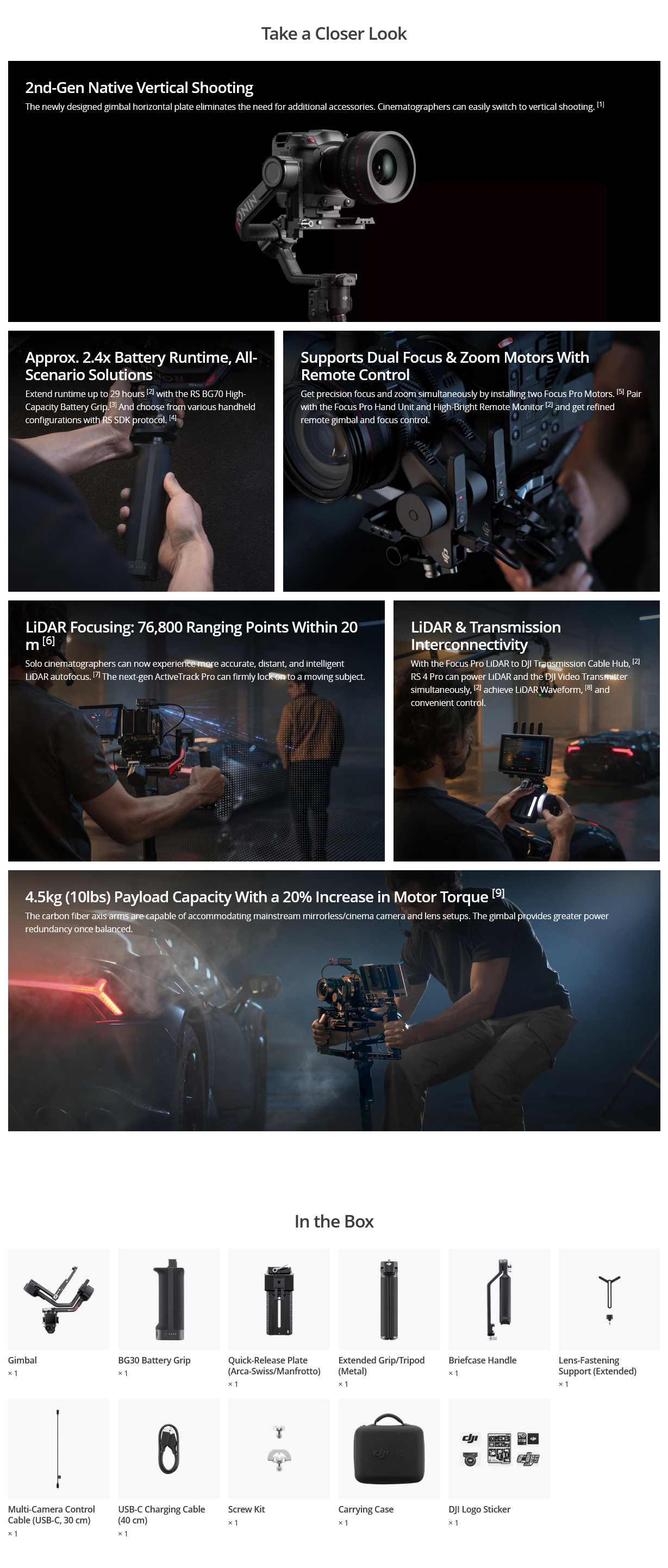 DJI RS 4 Pro Combo