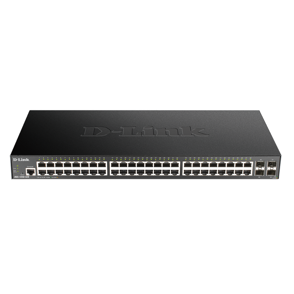 D-Link 52-Port Gigabit Managed Switch w/ 48 Ports & 4 SFP+ - DGS-1250 ...