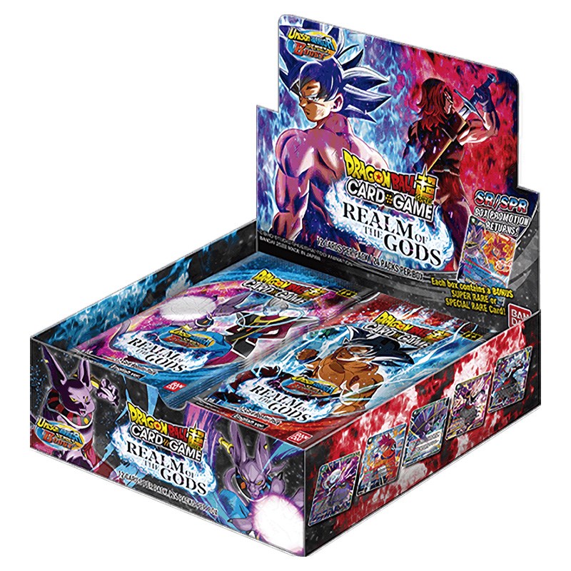 Dragon Ball Super TCG Unison Warrior Boost B16 Realm of the Gods Booster Box 811039035969