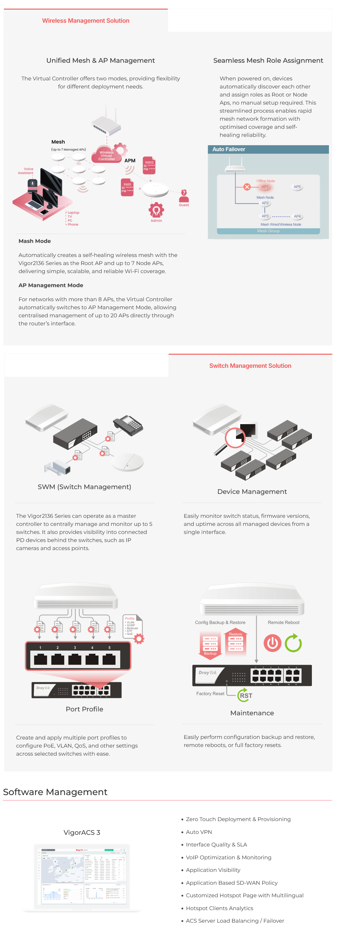 DrayTek Vigor2136ax Wi-Fi 6 Router