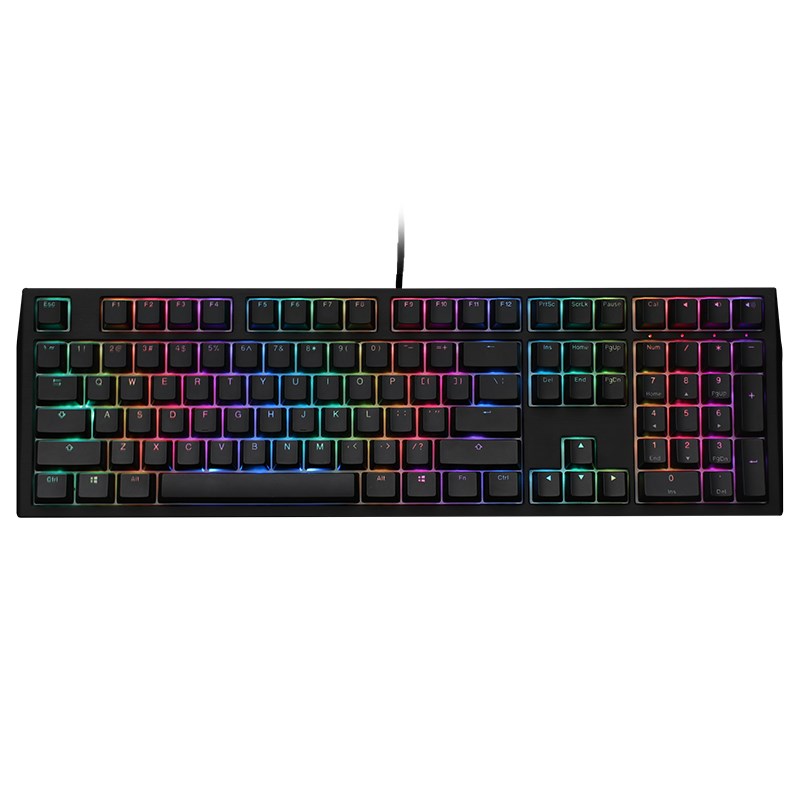 Ducky Shine 7 Blackout RGB Mechanical Keyboard Cherry MX Red