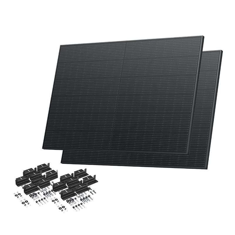 EcoFlow 800W Rigid Solar Panel Bundle EFSOLAR800WBUNDLE Mwave