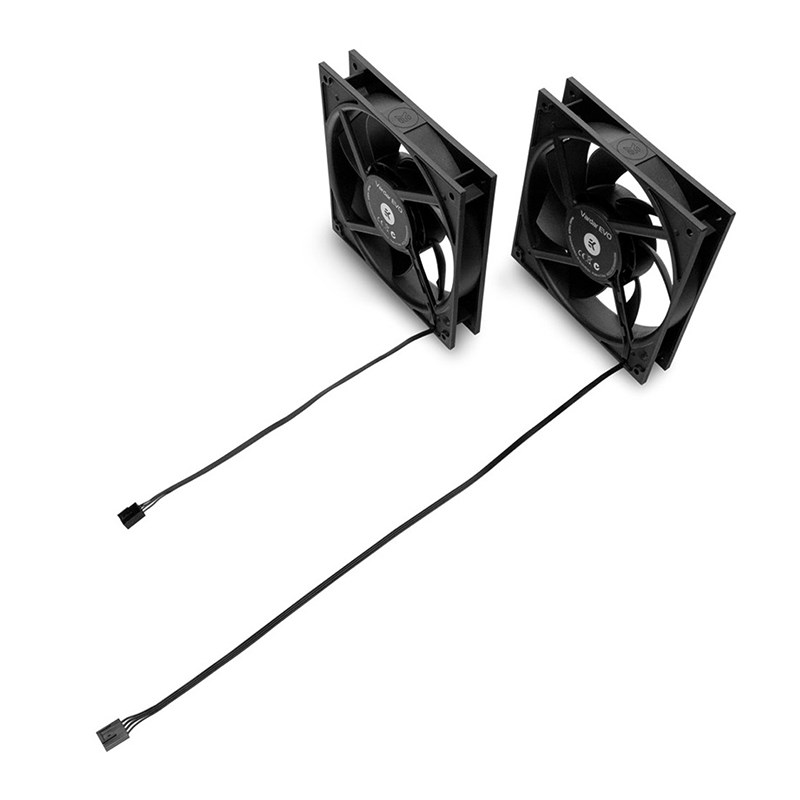Ekwb Ek Vardar Evo 140er Black Bb Pwm Radiator Fan 2 Pack 3831109825860 Mwave Com Au