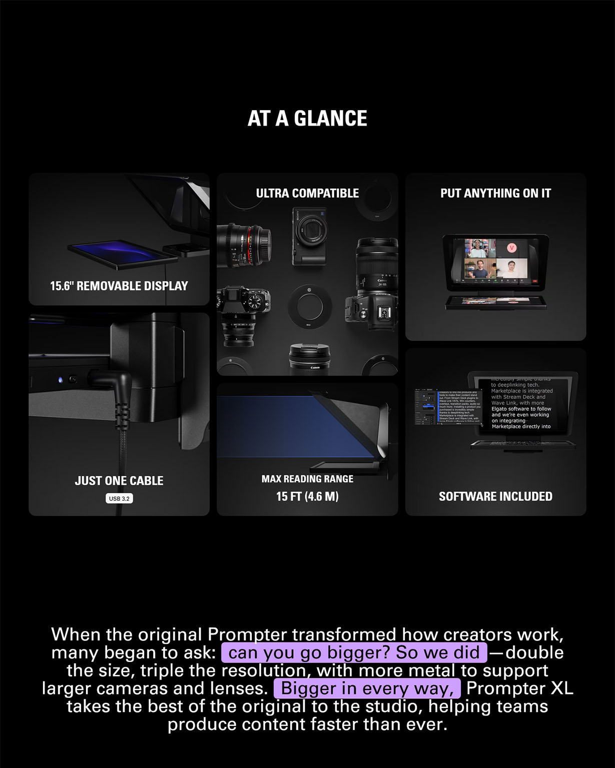 Elgato Prompter XL