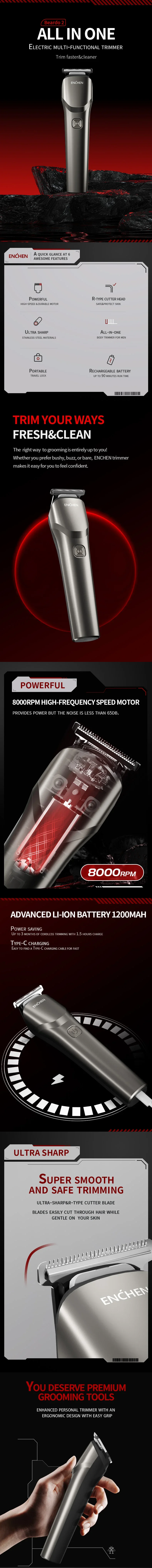 Enchen Beardo 2 Beard Body Trimmer