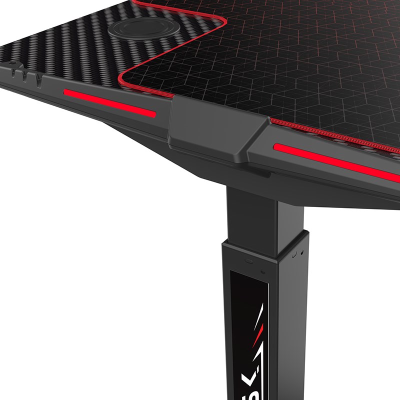 Eureka Ergonomic EGDS62B RGB Height Adjustable Gaming Desk ERKEGD