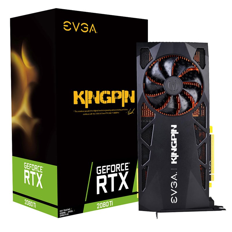 EVGA GeForce RTX 2080 Ti KINGPIN 11GB Hybrid Water Cooler Video Card