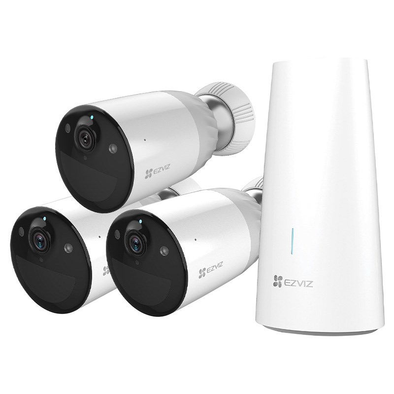 EZVIZ BC1B3 FHD Wireless Security Camera Kit 3 Cameras with Base