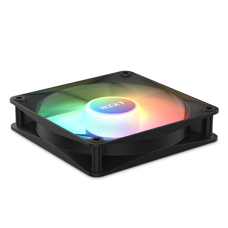 NZXT F120 120mm RGB Core Case Fan - Single (Black)(RF-C12SF-B1) - 3
