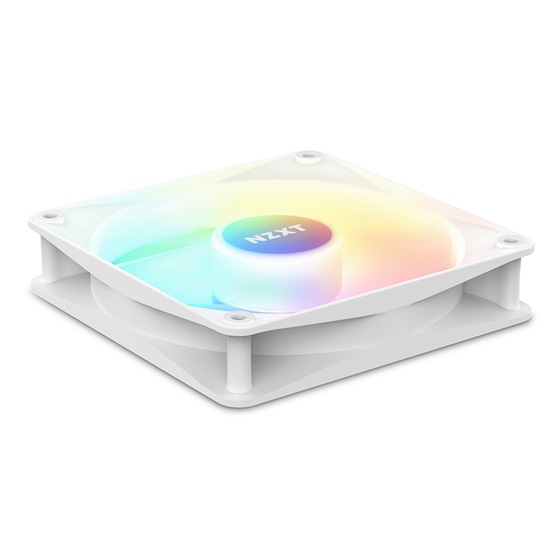 NZXT F120 120mm RGB Core Case Fan with RGB Controller 3 Pack (White