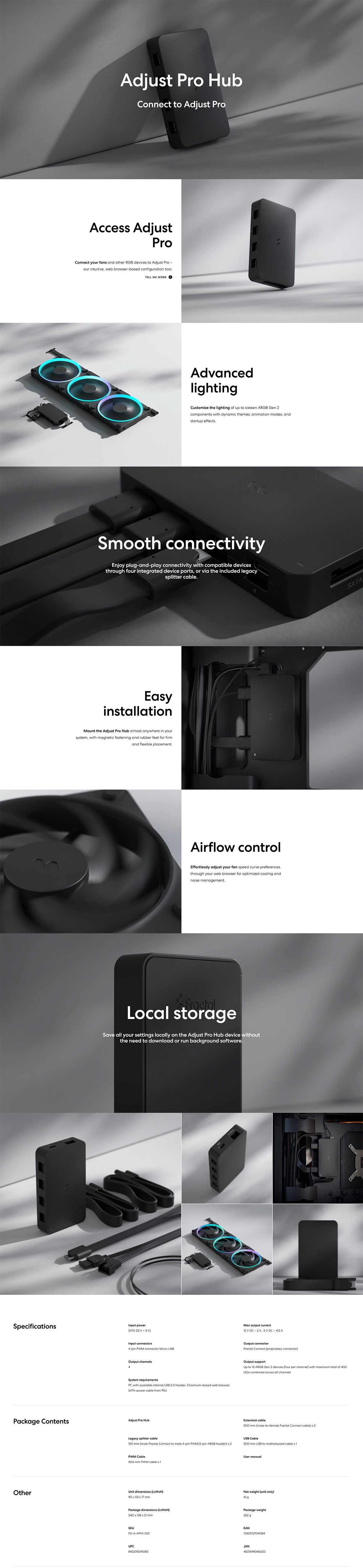 Fractal Design Adjust Pro Hub