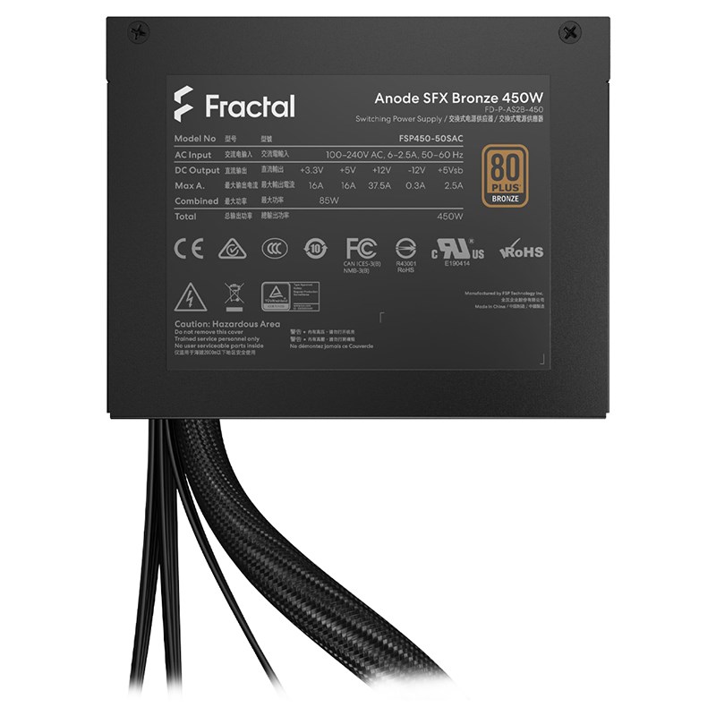 Fractal Design Anode 450W 80+ Bronze NonModular SFX Power Supply FD