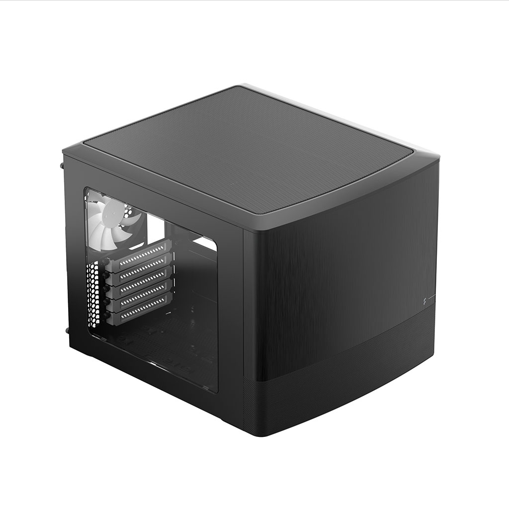 Fractal Design NODE 804 Windowed Micro-ATX - FD-CA-NODE-804-BL-W | Mwave