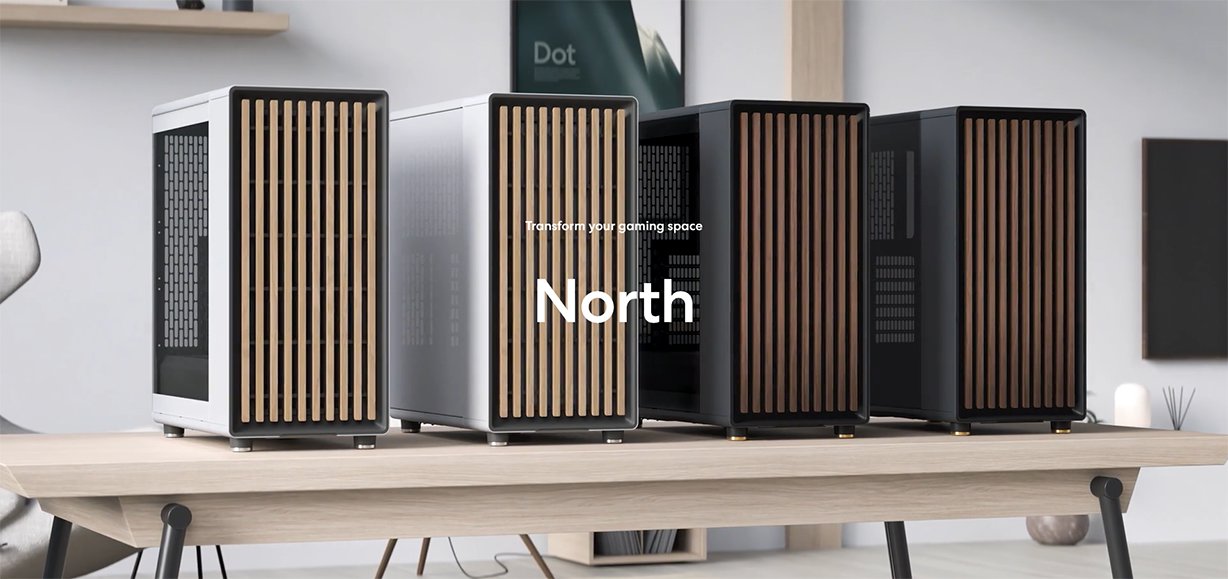 Fractal Design North Mesh Mid-Tower ATX Case - Charcoal Black