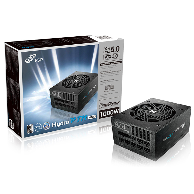電源ユニット FSP Hydro PTM PRO 1000W 80PLUS Platinum Amazon | FSP Hydro PTM Pro 1000W 80 Plus プラチナ フル