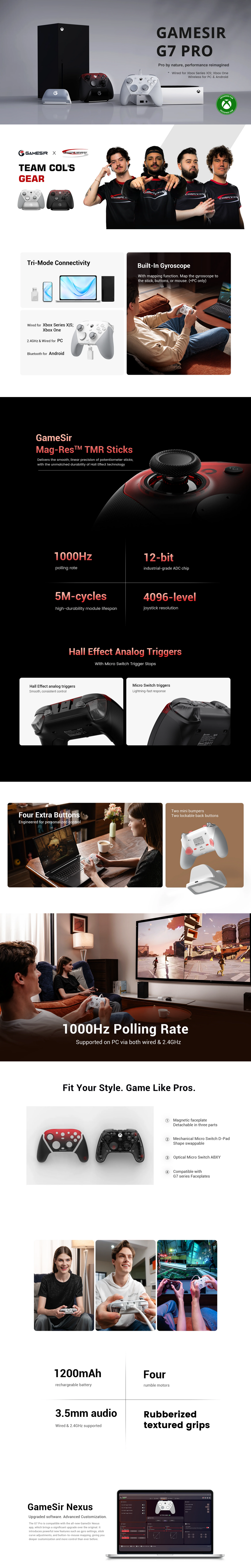 GameSir G7 Pro Gaming Controller - Wuchang Fallen Feathers Edition