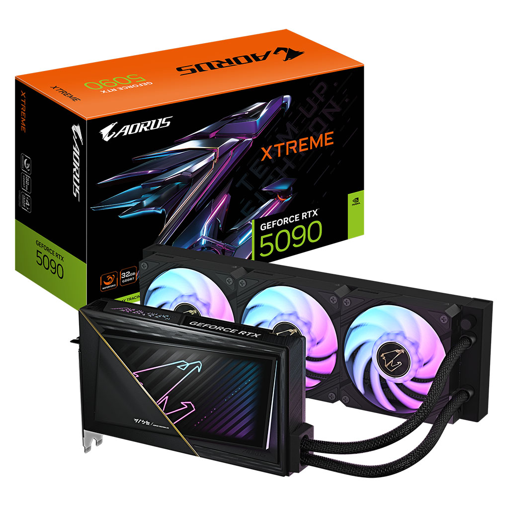 Gigabyte AORUS GeForce RTX 5090 XTREME WATERFORCE 32GB Video Card