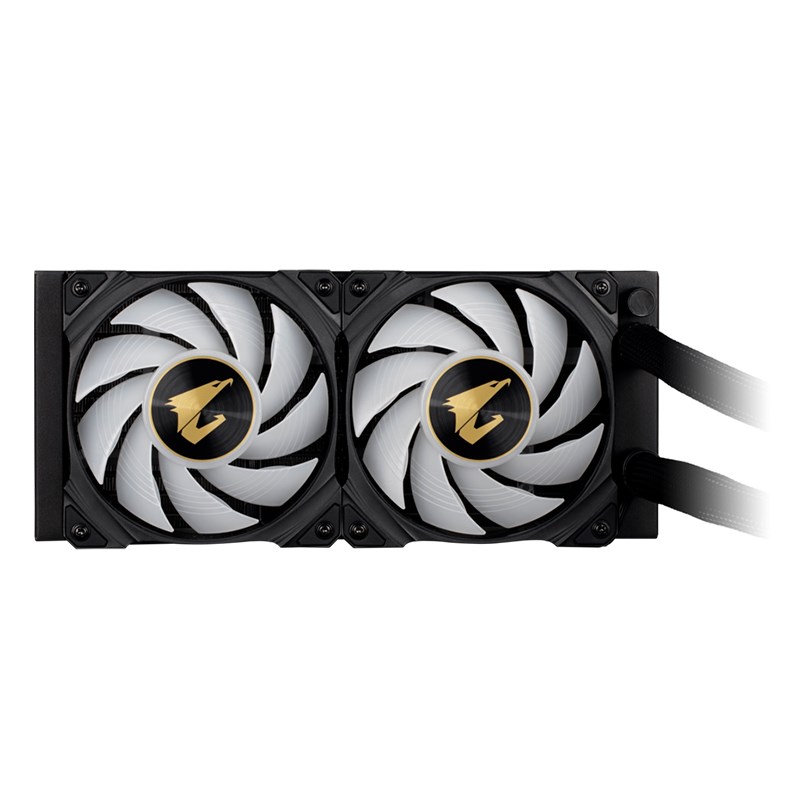 Gigabyte AORUS WATERFORCE X 240 AIO 240mm ARGB Liquid CPU Cooler - GP ...