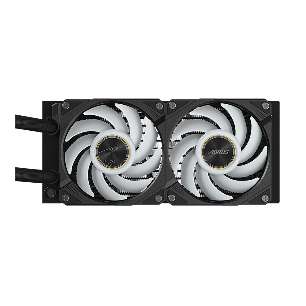 Gigabyte AORUS WATERFORCE X II 240 AIO 240mm ARGB LCD Liquid CPU Cooler ...