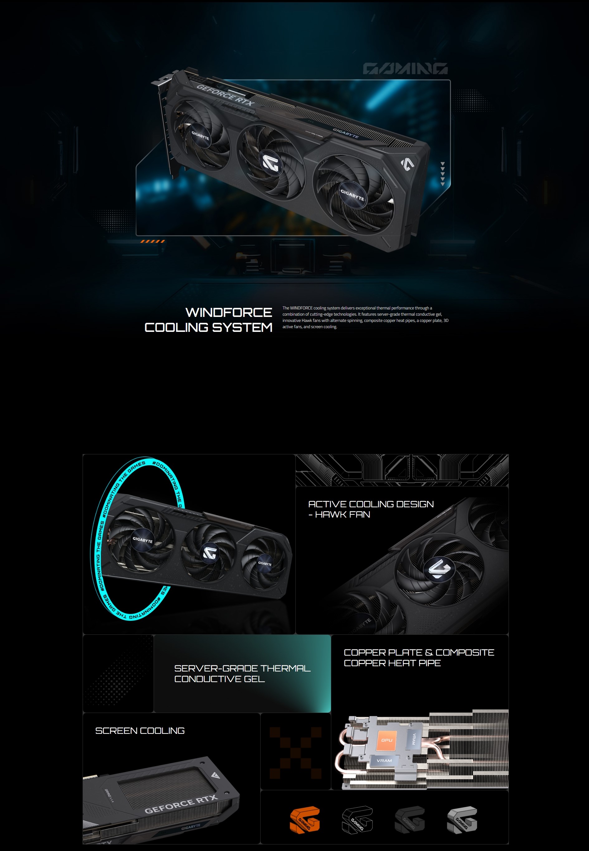 Gigabyte GeForce RTX 5050 GAMING OC 8GB Video Card