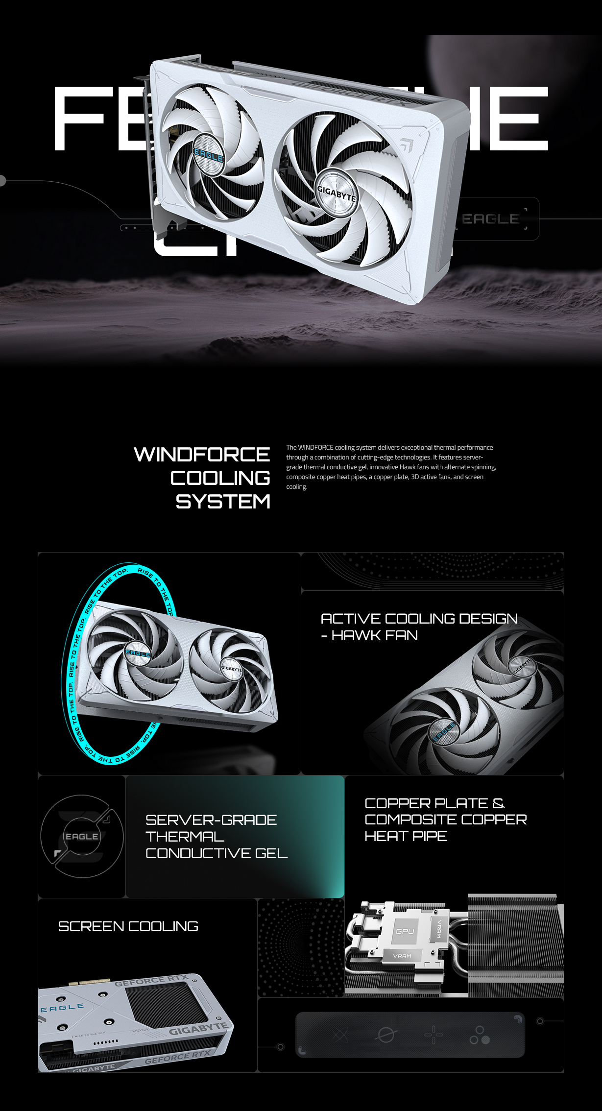 Gigabyte GeForce RTX 5060 EAGLE OC ICE 8GB Video Card