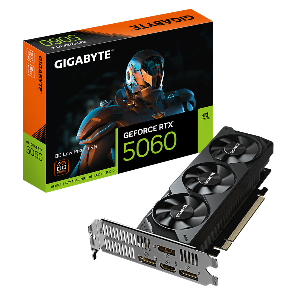 Gigabyte GeForce RTX 5060 OC Low Profile 8GB Video Card - GV