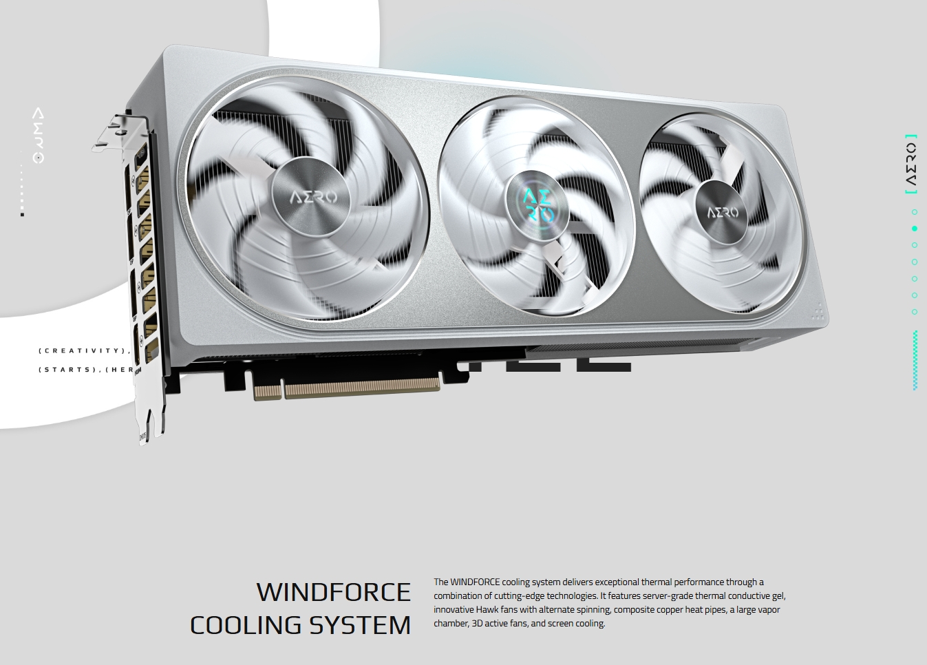 Gigabyte GeForce RTX 5080 AERO OC 16GB Video Card