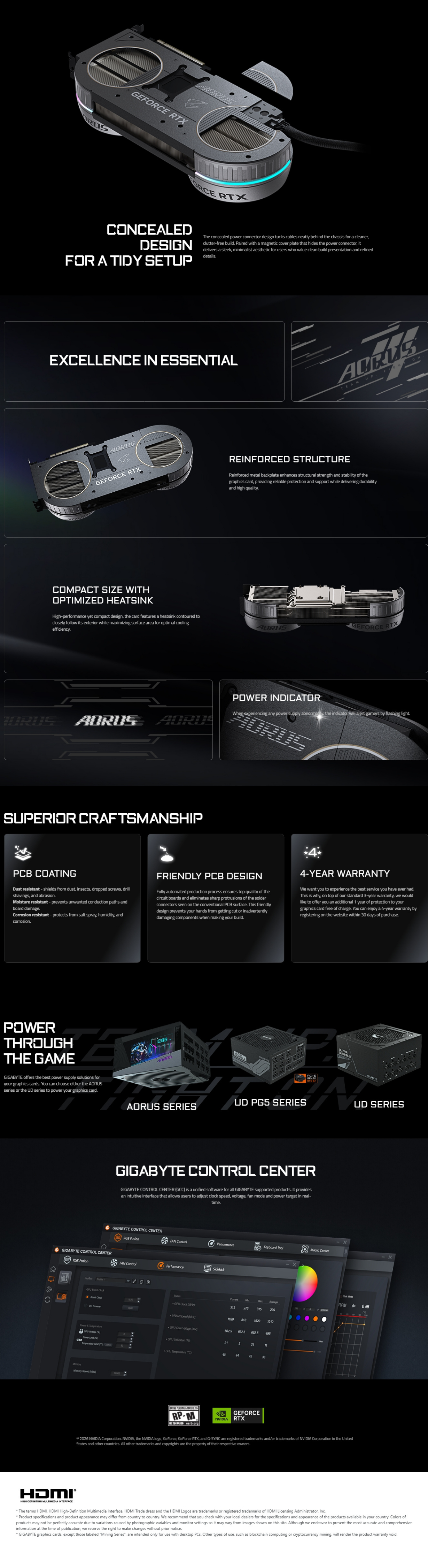Gigabyte GeForce RTX 5080 AORUS INFINITY 16GB Video Card